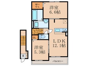 リーヴァTAOの物件間取画像